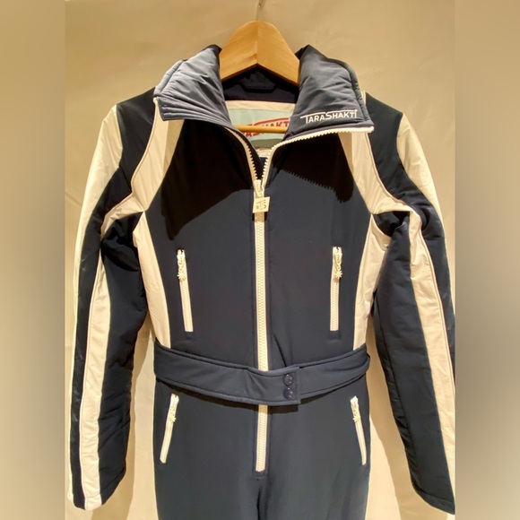 Tara Shakti Vintage-Inspired Snow Suit, Raquel Navy Blue, NWT, size XS - Picture 3 of 16